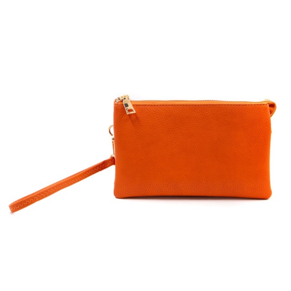 NEVER WORN Chic Orange Wristlet Clutch